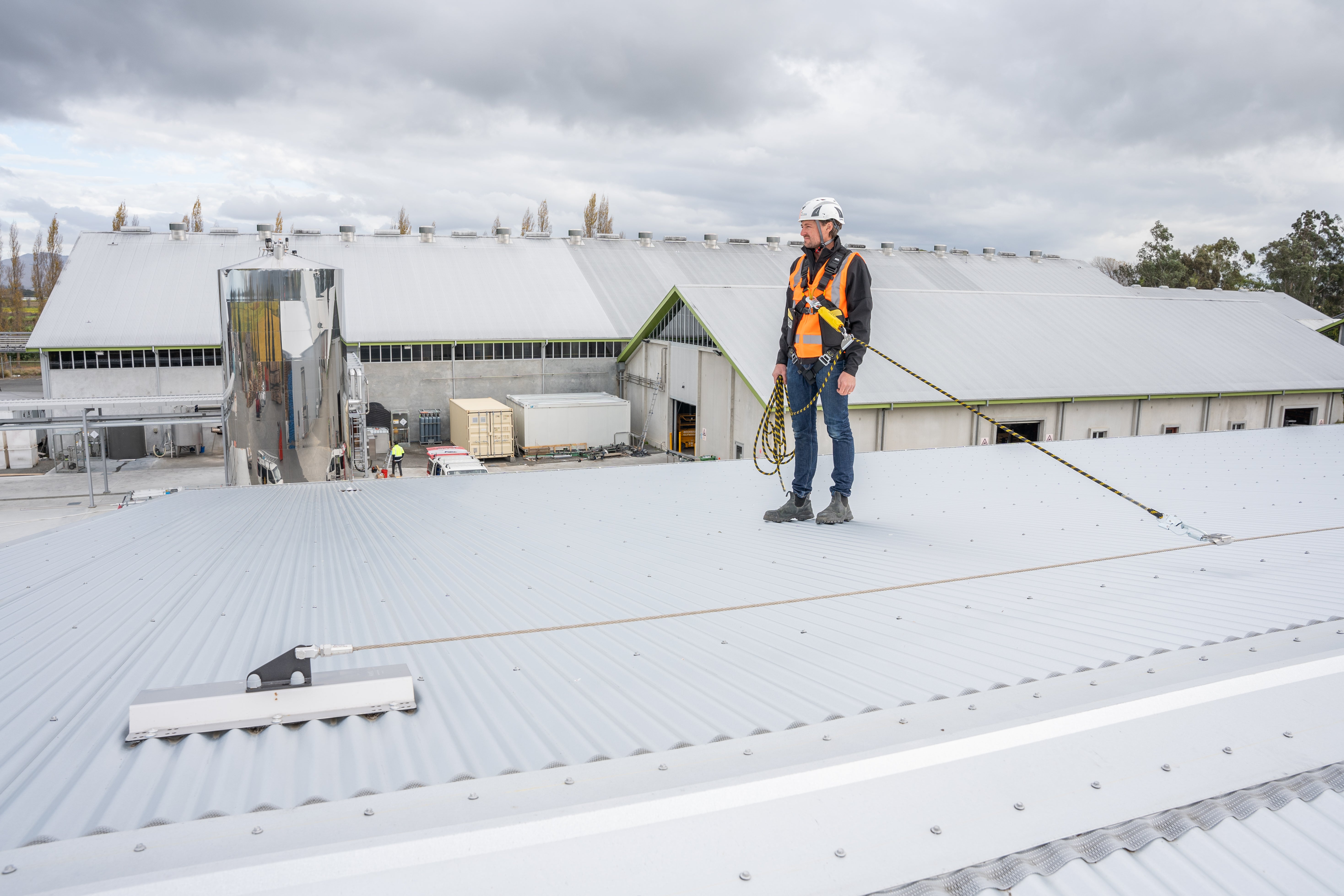 Fall Protection Systems Using Work Restraint & Fall Arrest Systems