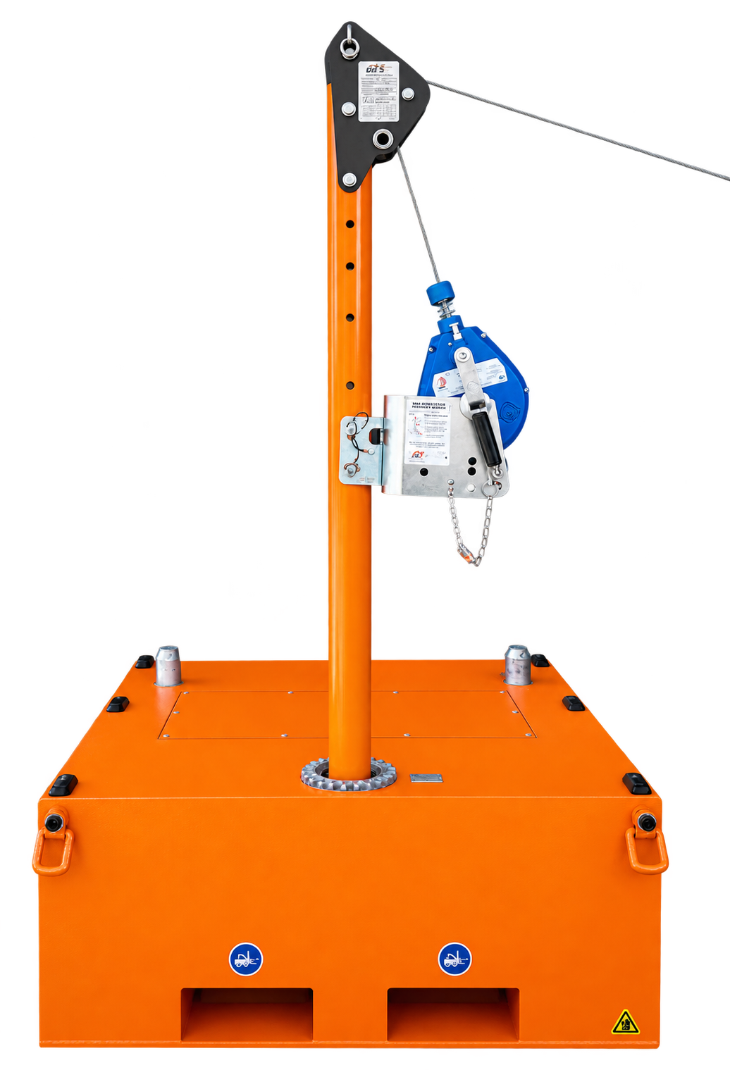 BTS Mobile Anchor Cube Horizontal Confined Space Entry and Rescue System
