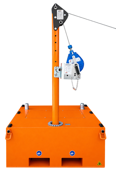 BTS Mobile Anchor Cube Horizontal Confined Space Entry and Rescue System