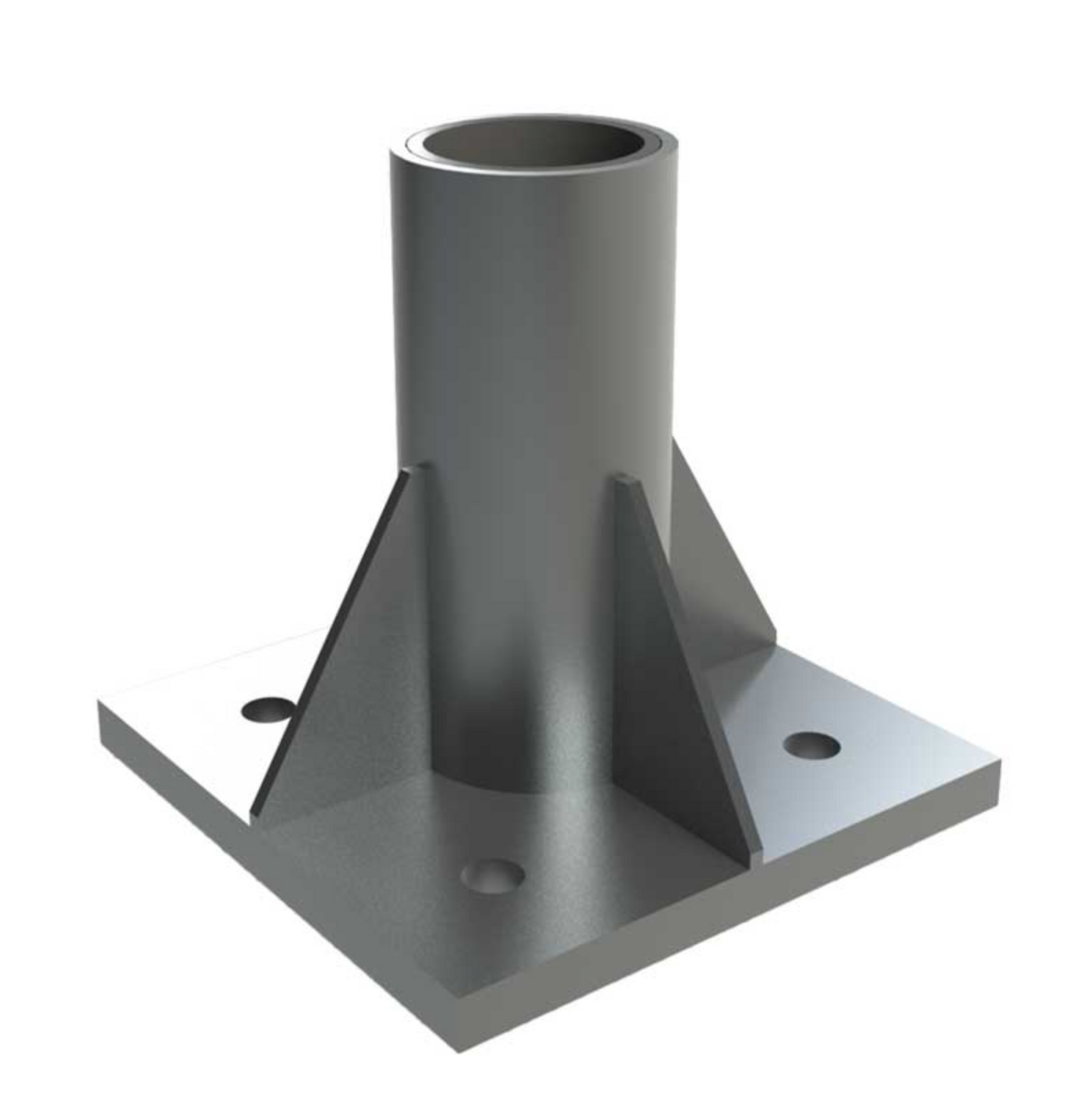 Beaver Technology Services (BTS) Permanent Davit Base (Stainless Steel Heavy Duty Floor Mount)