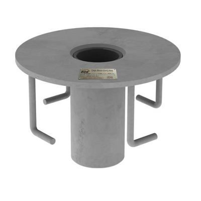 Beaver Technology Services (BTS) Permanent Davit Base (Flush Mount for wet concrete insert mounting)