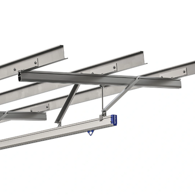 Kattsafe Rigid 130 Rail System - Purlin Mount In-Line