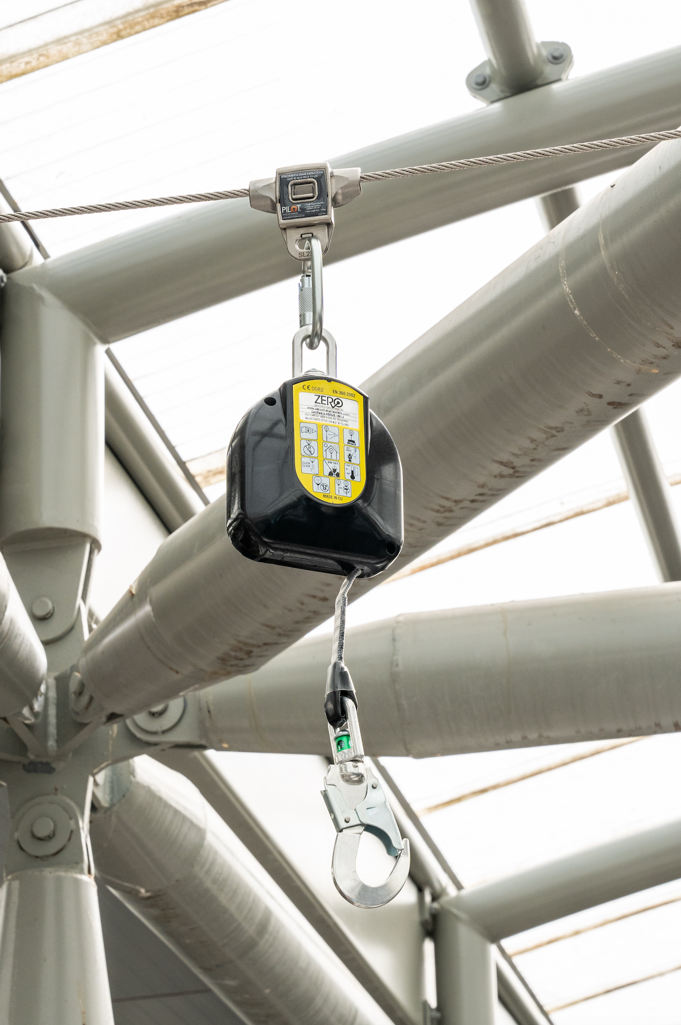 Kattsafe Overhead Mount Static Line System