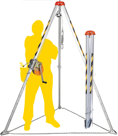 Tripod Confined Space Rescue System