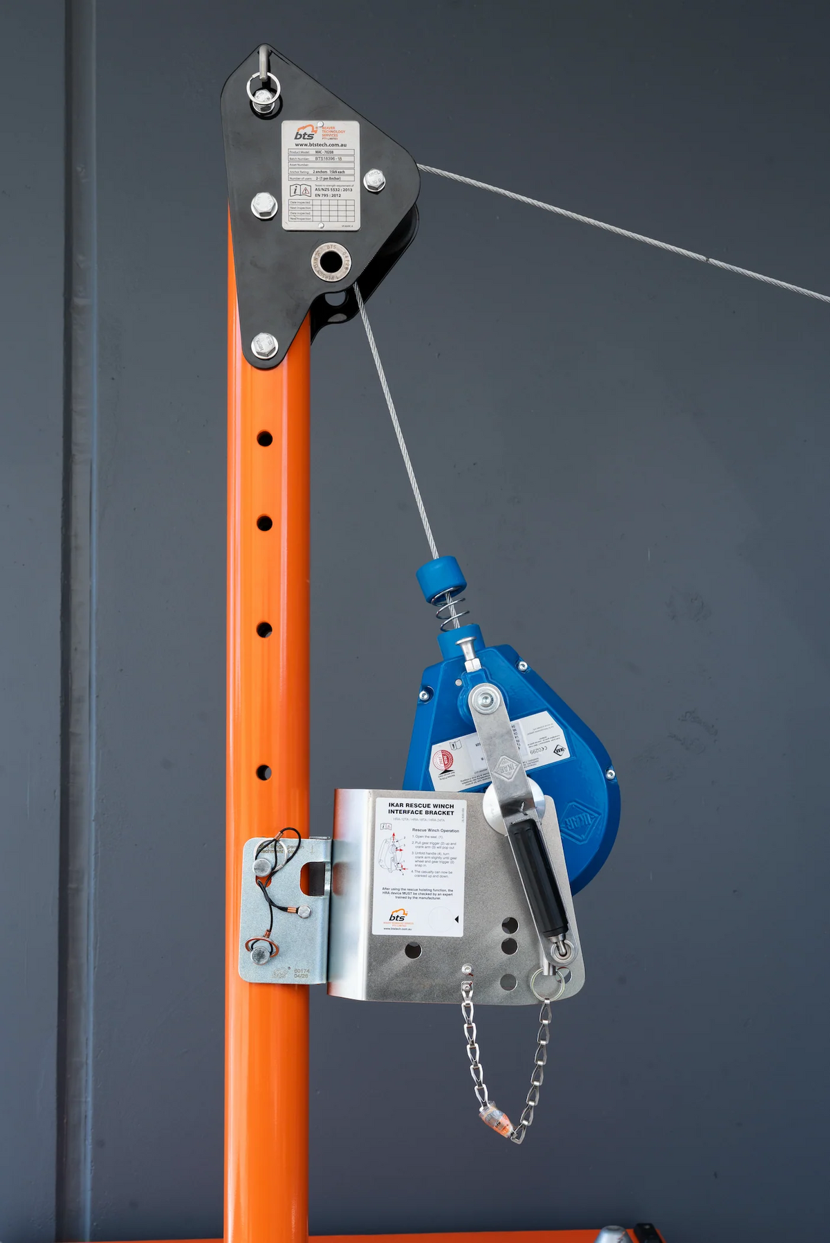 BTS Mobile Anchor Cube Horizontal Confined Space Entry and Rescue System