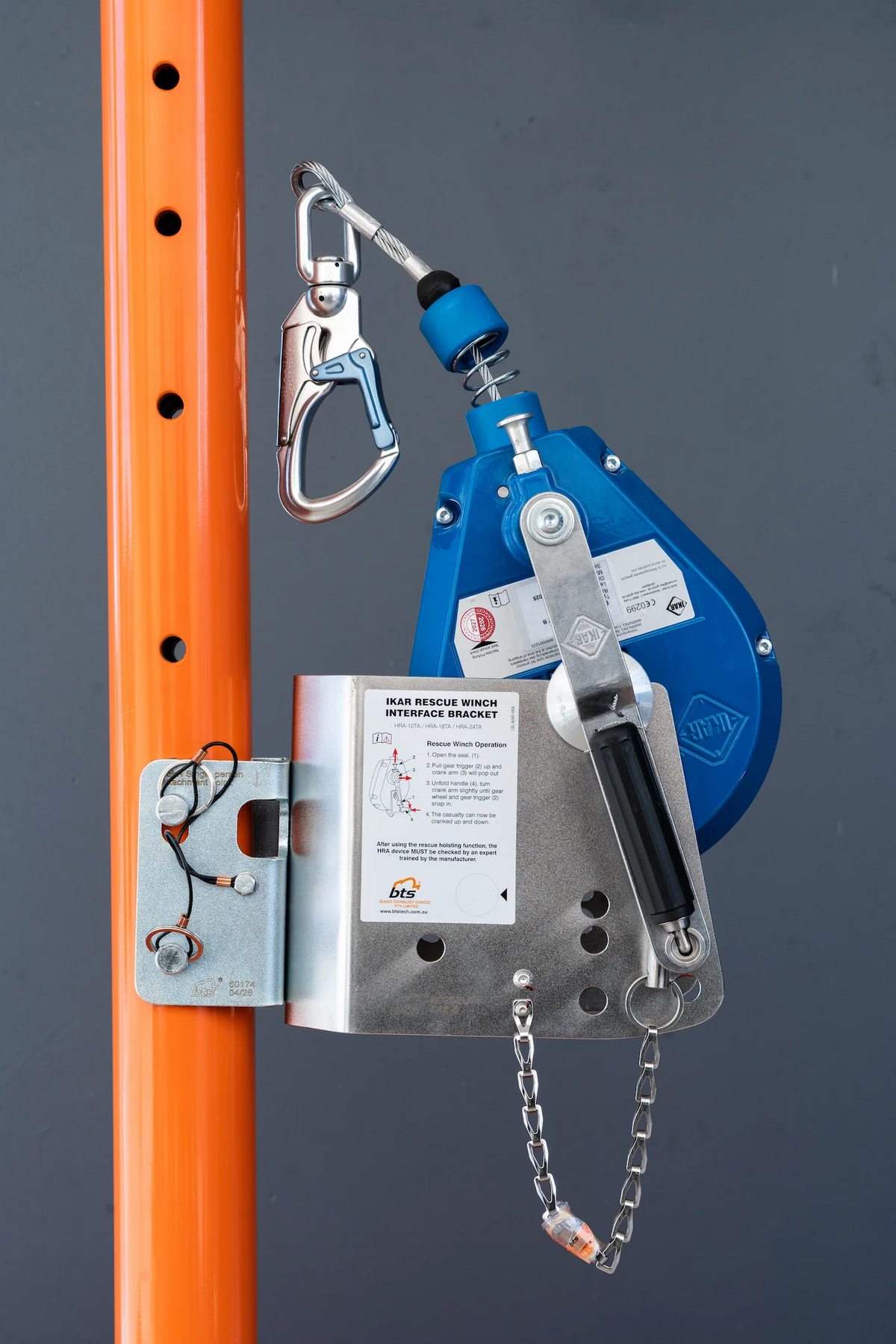 BTS Mobile Anchor Cube Horizontal Confined Space Entry and Rescue System