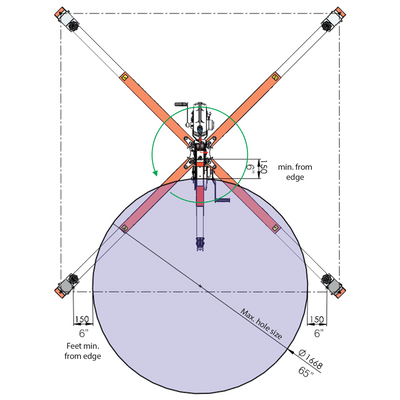 FLEXBASE Portable Davit Base